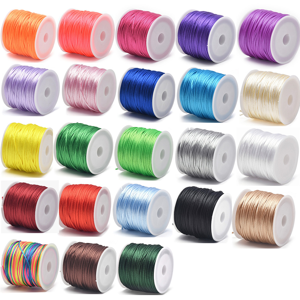Ribbon Wired Satin - Tali Rotan Satin Kerajinan 1.5Mm dari