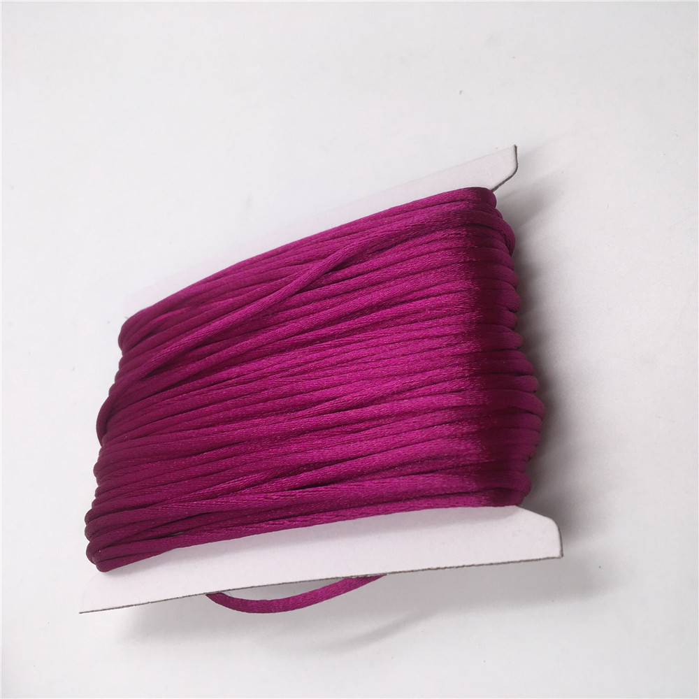 2Mm Kepang Macrame Sutra Tali  - Ribbon Wired Satin ulasan dan harga
