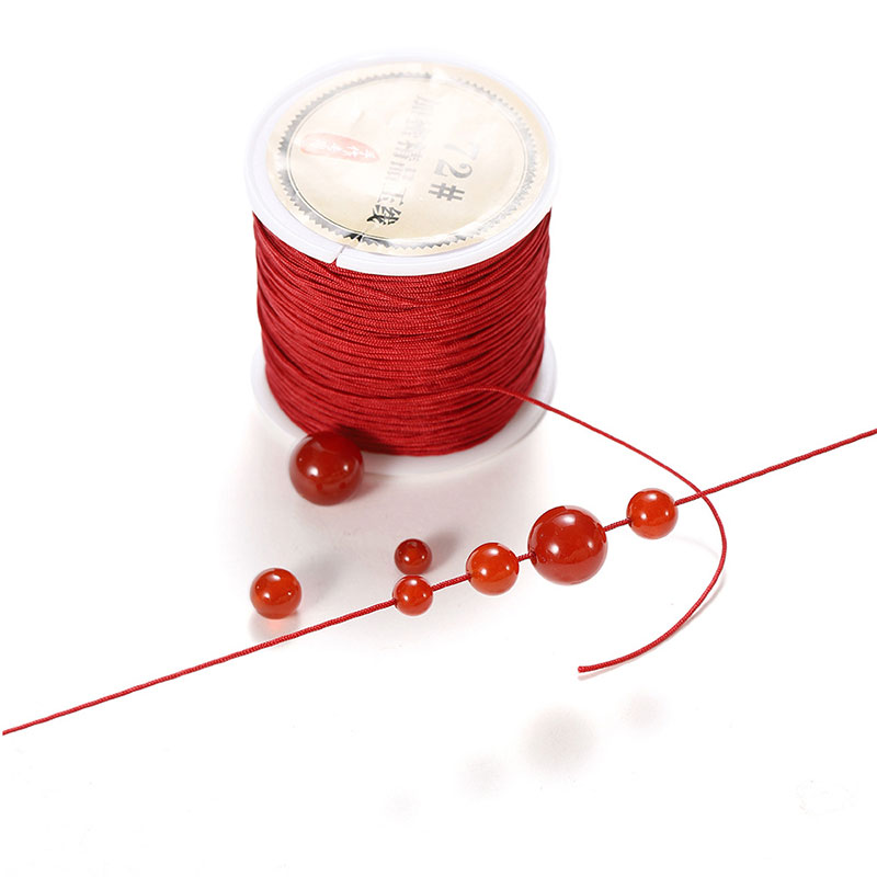 50M/Rol 0.8Mm Tali Benang Nilo - Ribbon Wired Satin ulasan dan harga