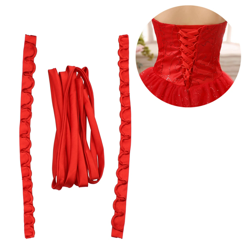Gaun pernikahan Satin penggant - Ribbon Wired Satin ulasan dan harga