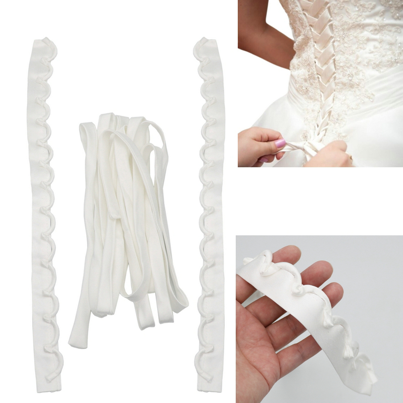 Gaun pernikahan Satin penggant - Ribbon Wired Satin ulasan dan harga