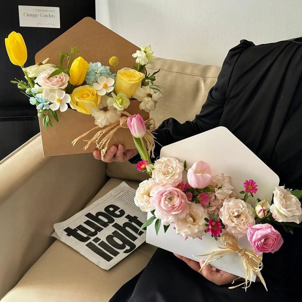 Kotak Hadiah Bunga Berbentuk A - Florist Supply Shop ulasan dan harga