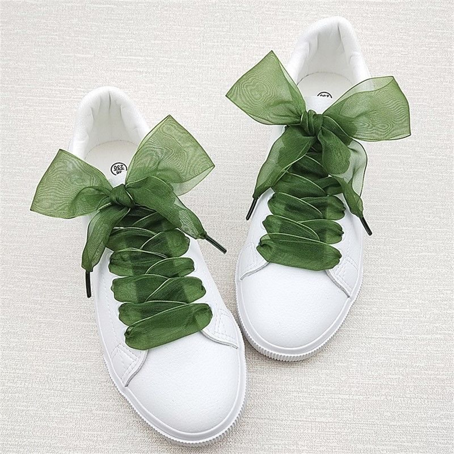1 Pasang Tali Sepatu Organza L - Ribbon Wired Satin ulasan dan harga