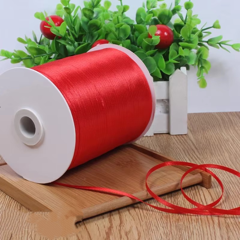 (10 Meter/lot) 1/8'(3mm) Pita  - Ribbon Wired Satin ulasan dan harga
