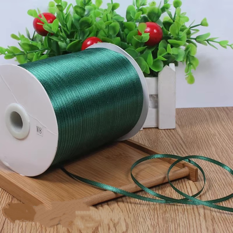 (10 Meter/lot) 1/8'(3mm) Pita  - Ribbon Wired Satin ulasan dan harga