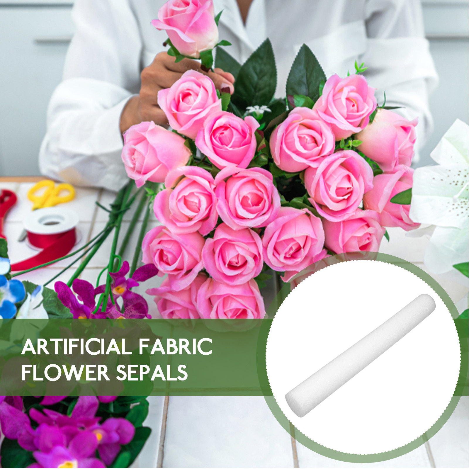 5Pcs Batang Busa 40Cm untuk De - Florist Supply Shop ulasan dan harga