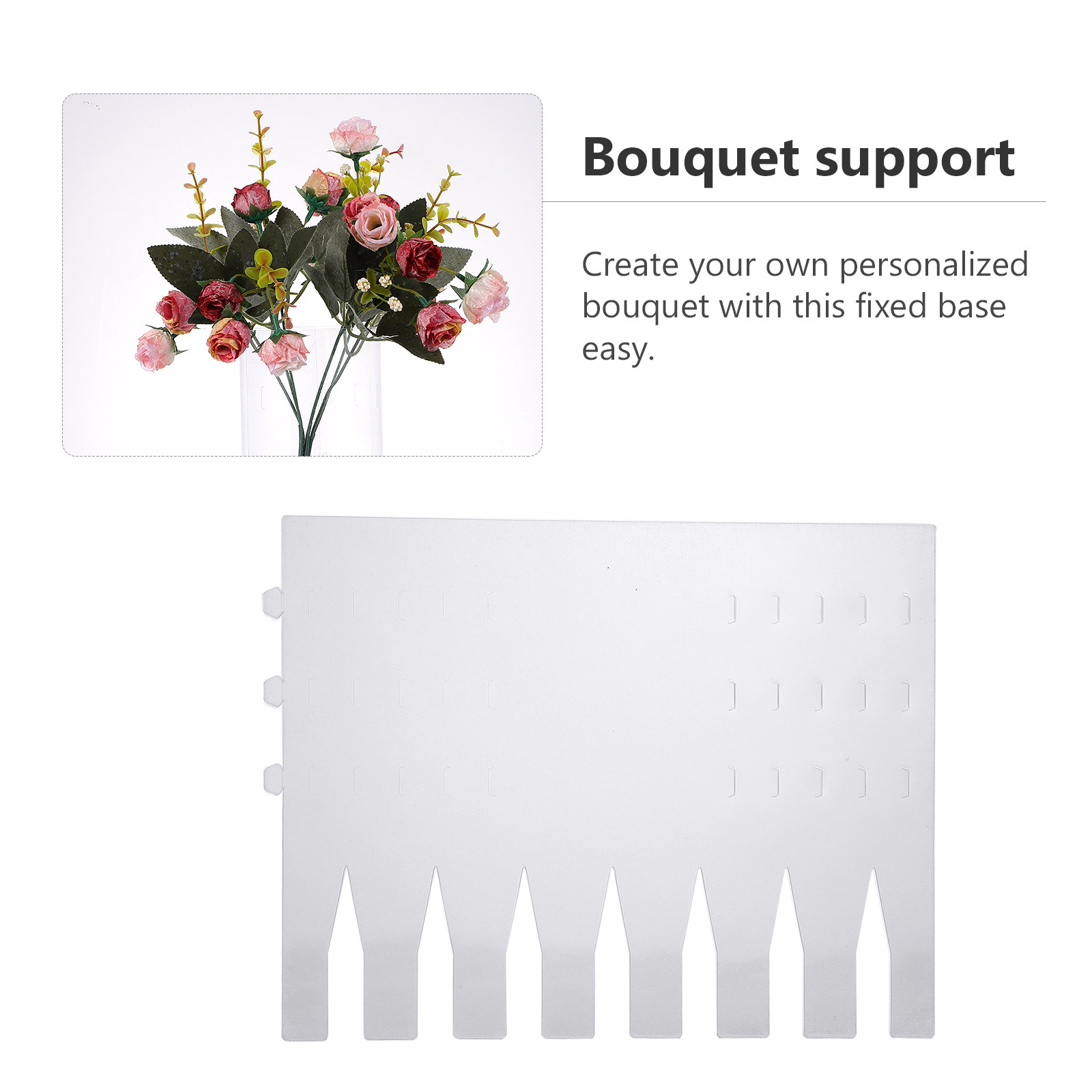 10Pcs Bingkai Buket Plastik, A - Florist Supply Shop ulasan dan harga