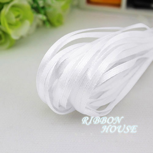 (40 Meter/Lot) 1/8' (3mm) Pita - Ribbon Wired Satin ulasan dan harga