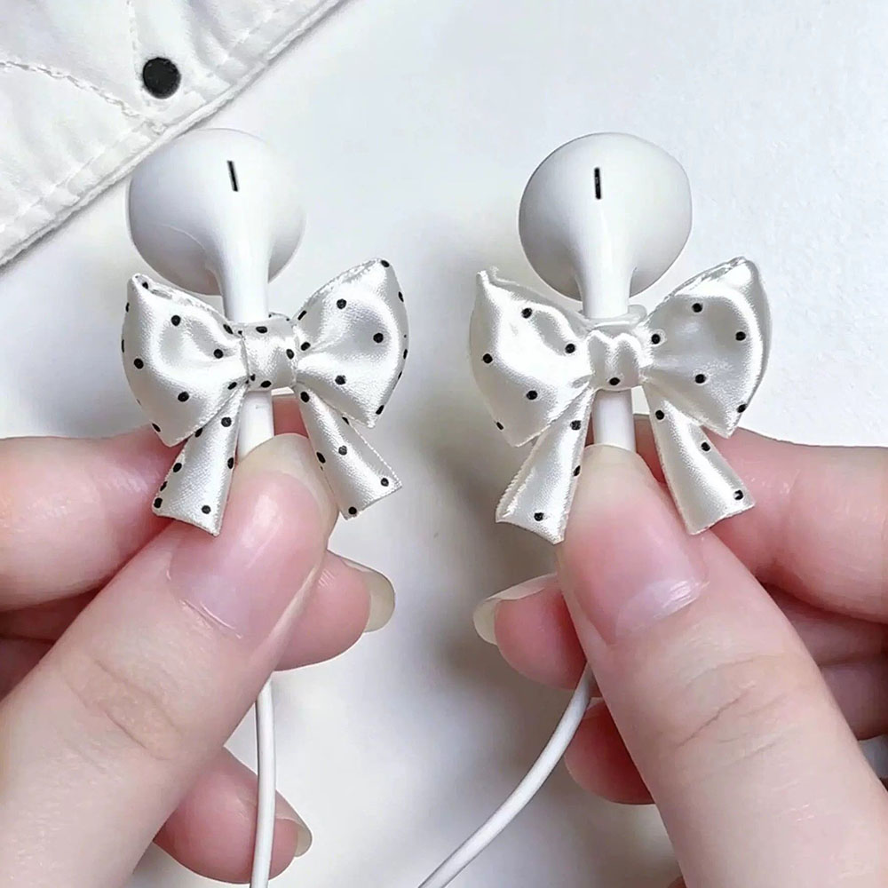 Ornamen Pita Satin untuk Earph - Ribbon Wired Satin ulasan dan harga