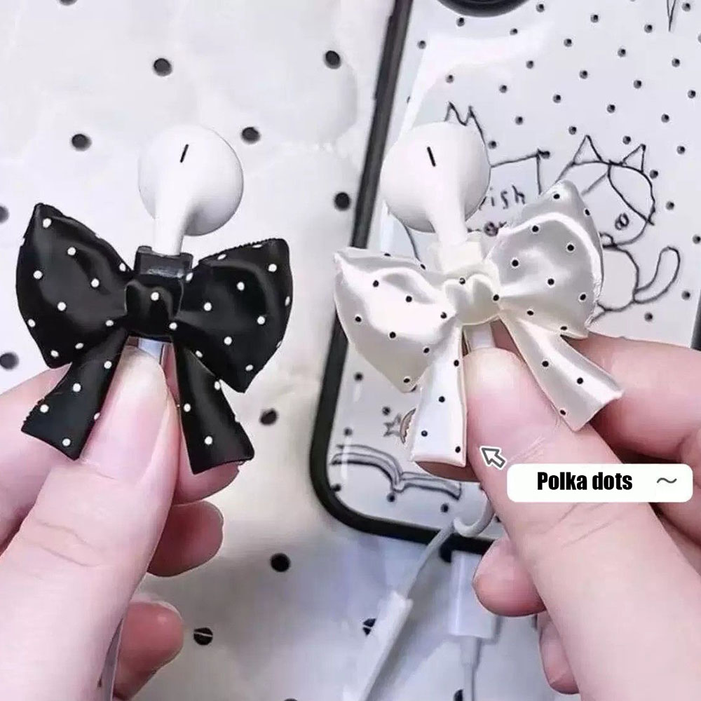 Ornamen Pita Satin untuk Earph - Ribbon Wired Satin ulasan dan harga
